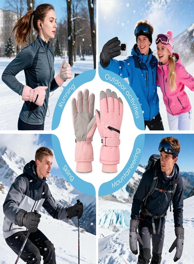 Gilotop Winter Ski Gloves for Men & Women - Waterproof Thermal Windproof with Touchscreen,Non-Slip Grip for Outdoor Skiing Hiking Snowboard - Image 5